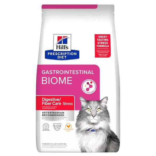 Hill's Prescription Diet Gastrointestinal Biome Digestive Fibre Care Stress Dry Cat Food