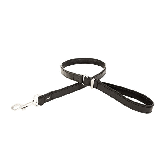 Ezydog Oxford Leather Leash Black