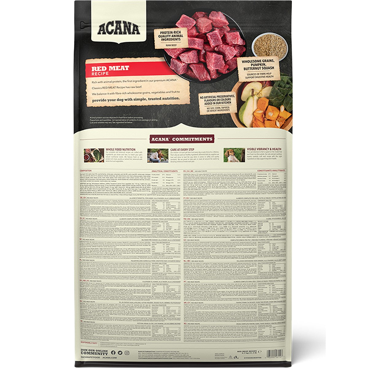 ACANA Classics Red Meat Recipe Dry Dog Food