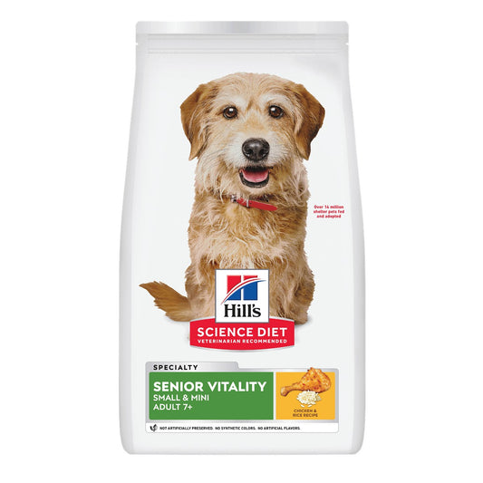 Hill's Science Diet Adult 7+ Senior Vitality Small & Mini Dry Dog Food
