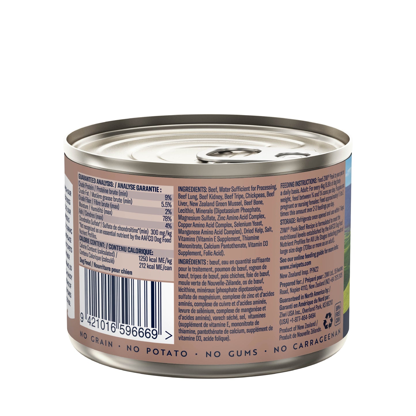 Ziwi Peak Daily Cuisine Beef Wet Dog Food