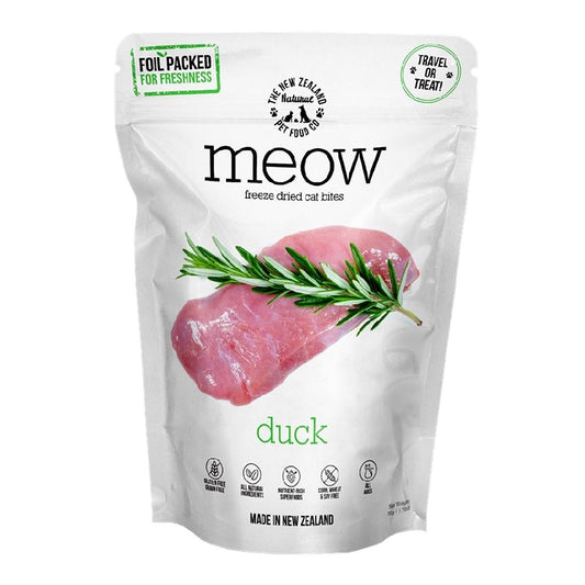 Meow Freeze Dried Duck Bites Cat Treats