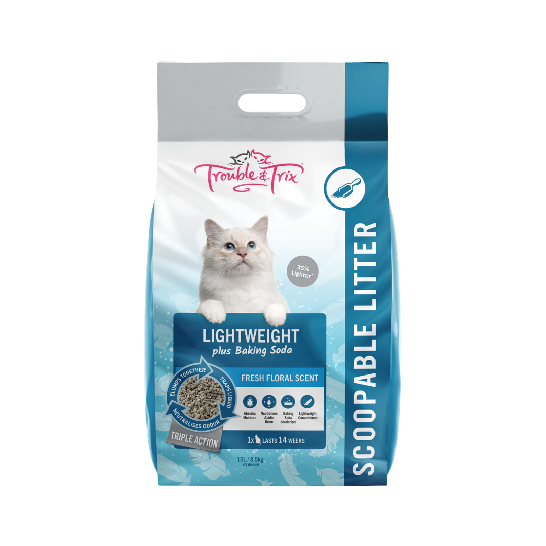 Trouble & Trix Light Weight Baking Soda Cat Litter