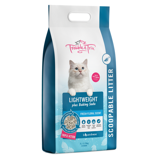 Trouble & Trix Light Weight Baking Soda Cat Litter