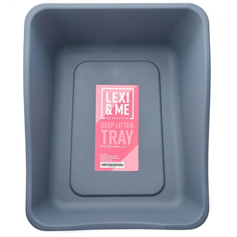 Lexi & Me Deep Litter Tray Grey