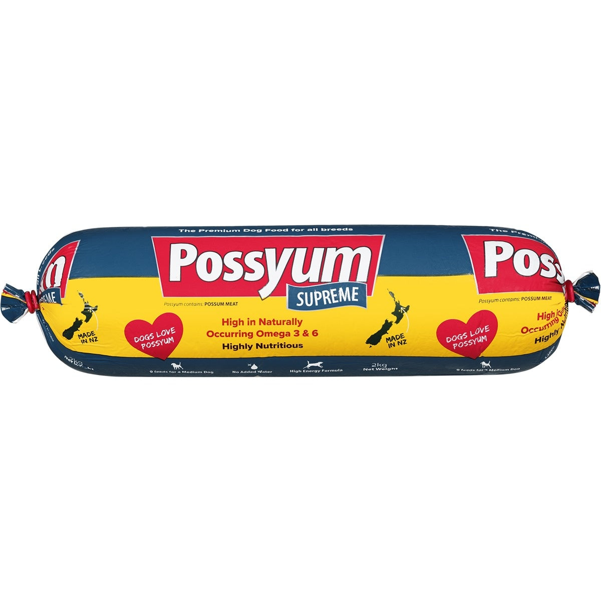 Possyum Supreme Dog Roll 2kg