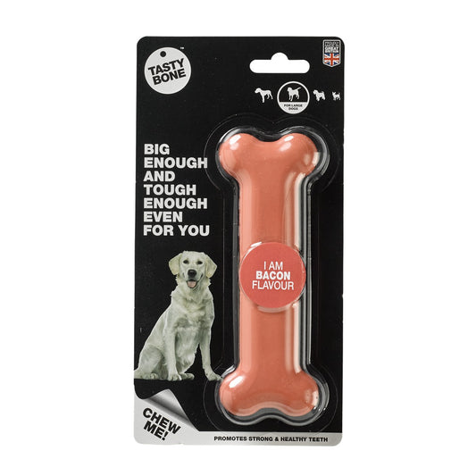 Tasty Bone Bacon Dog Chew Toy