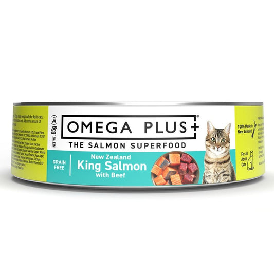 Omega Plus King Salmon with Beef Wet Cat Food