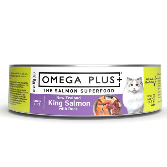 Omega Plus King Salmon with Duck Wet Cat Food
