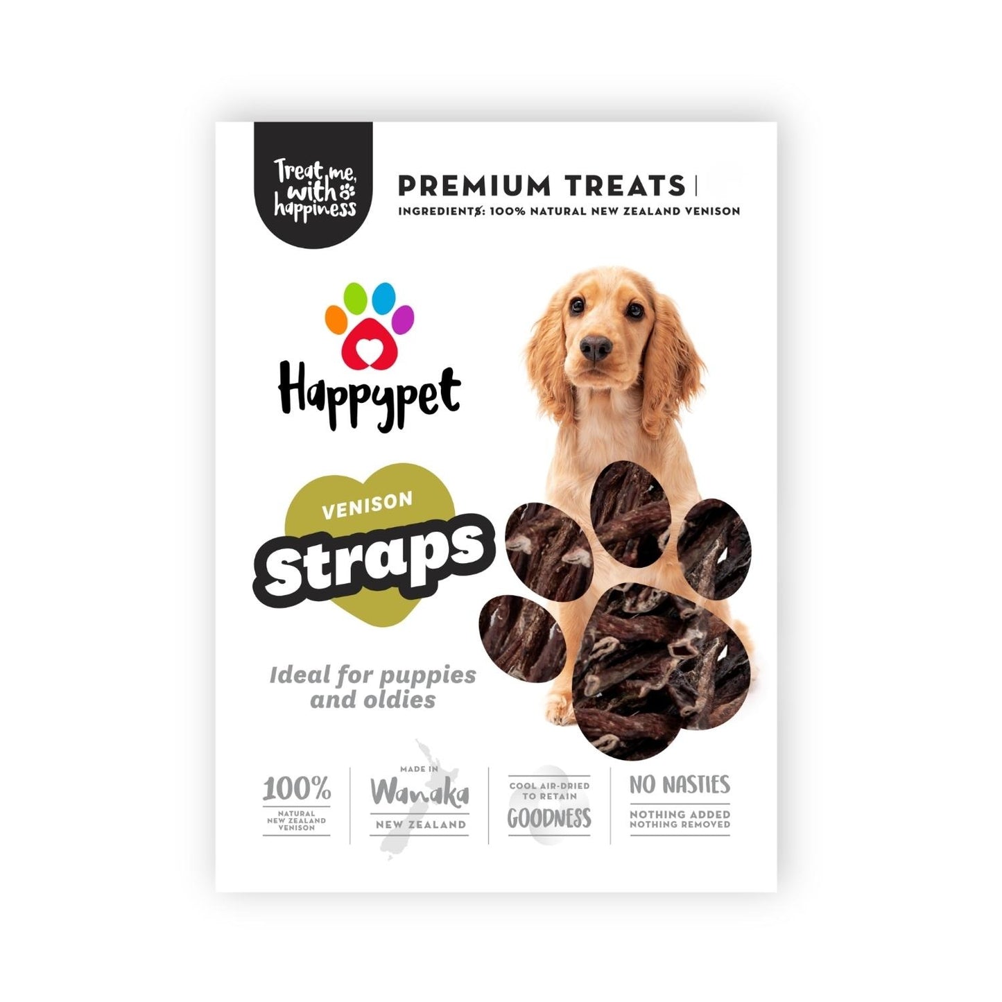 HappyPet Venison Straps Dog Treats