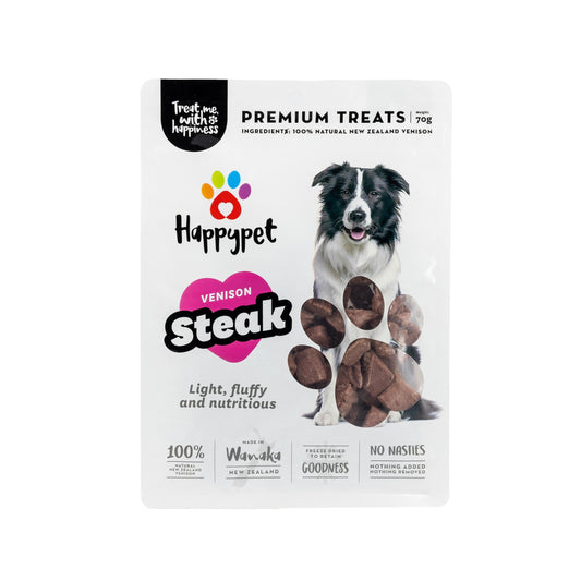 Happy Pet  Venison Steak Treats