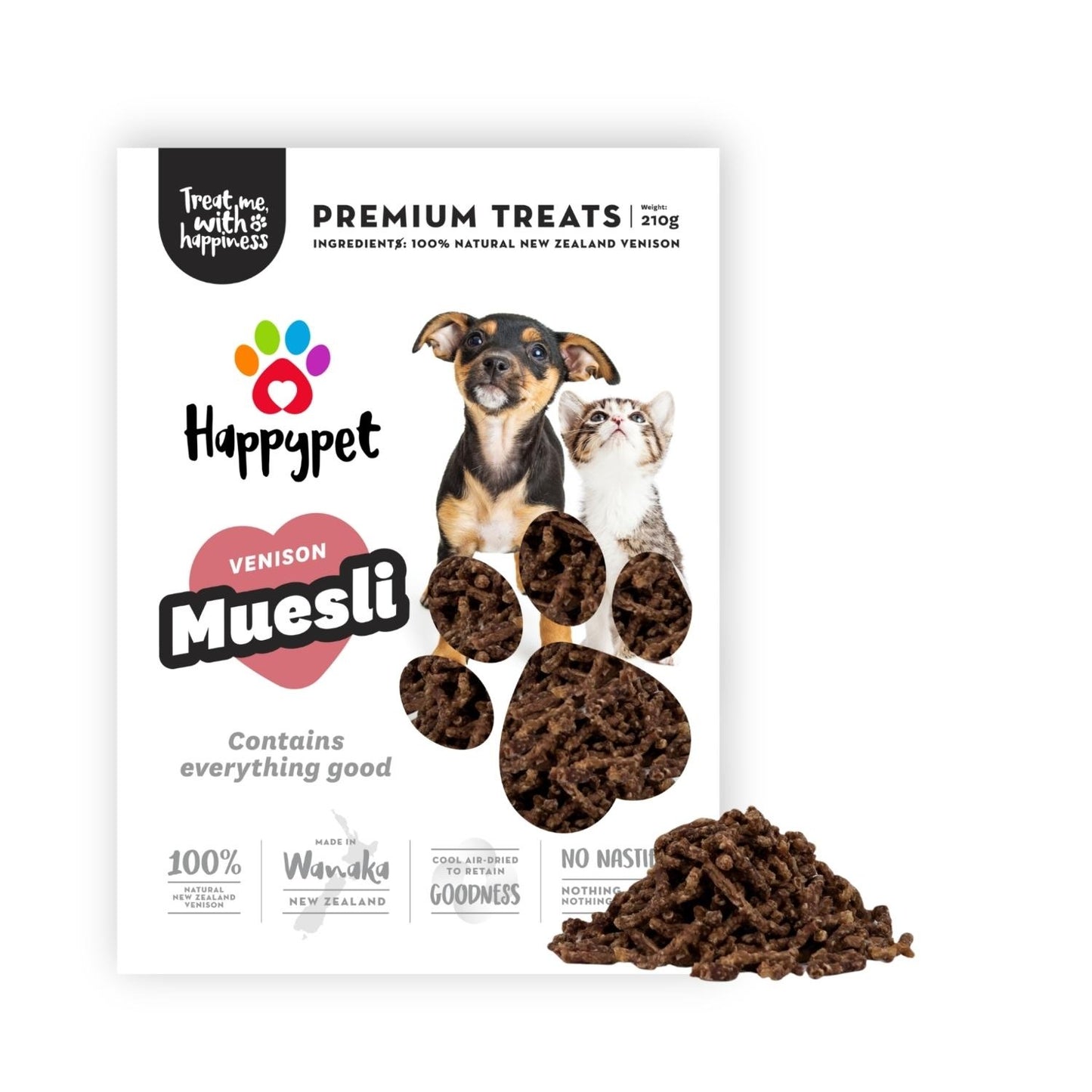 HappyPet Venison Muesli Dog & Cat Treats