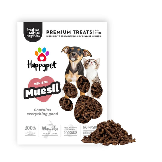 HappyPet Venison Muesli Dog & Cat Treats