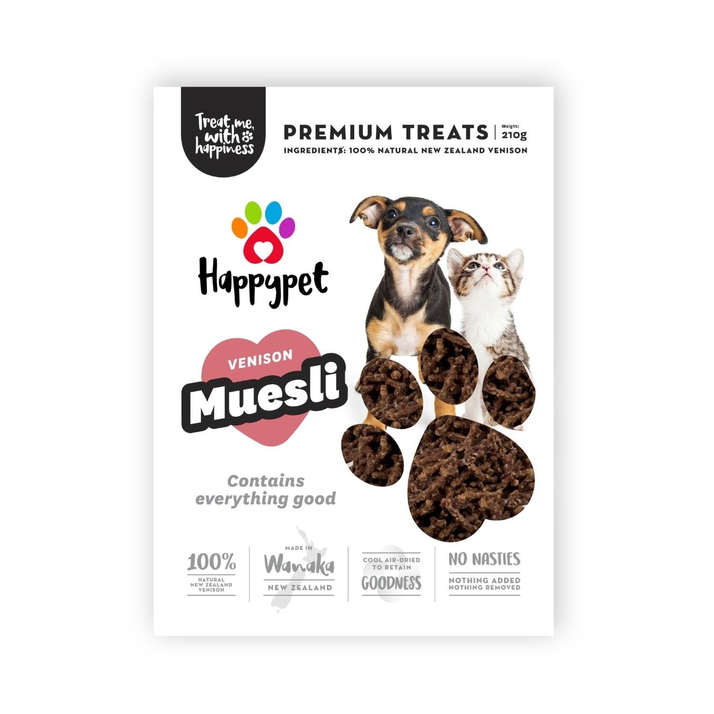 HappyPet Venison Muesli Dog & Cat Treats