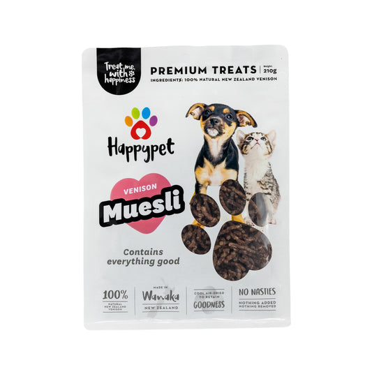Happy Pet Venison Muesli Dog & Cat Treats