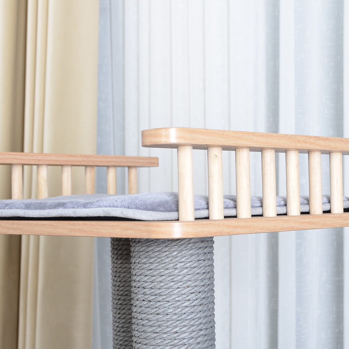 PetPals Wooden 5 Level Cat Tower