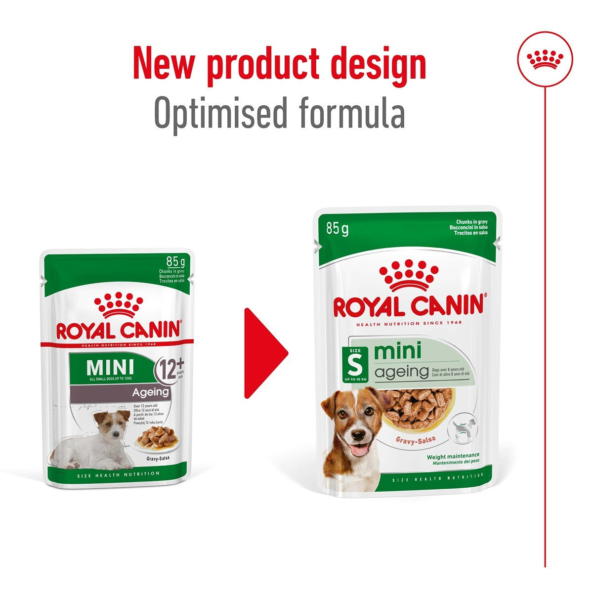 Royal Canin Mini Ageing 12 + Gravy Wet Dog Food