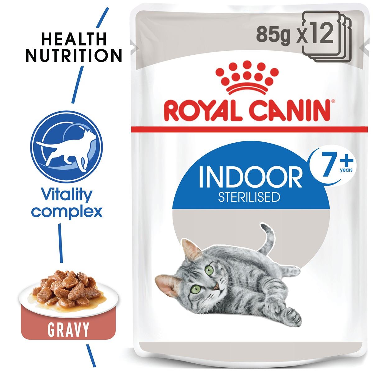 Royal Canin Indoor 7+ Gravy Cat Food