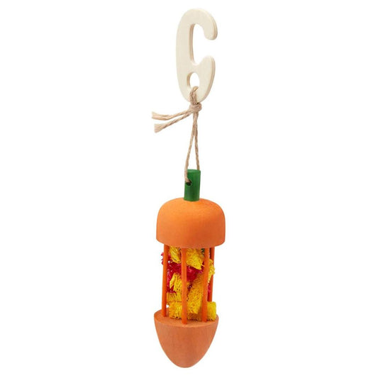 Lexi & Me Small Animal Wooden Chew Carousel Carrot