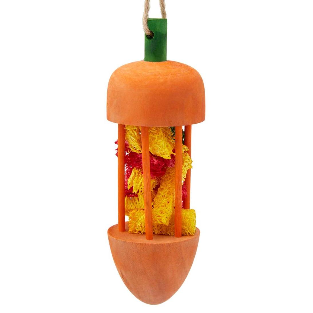 Lexi & Me Small Animal Wooden Chew Carousel Carrot