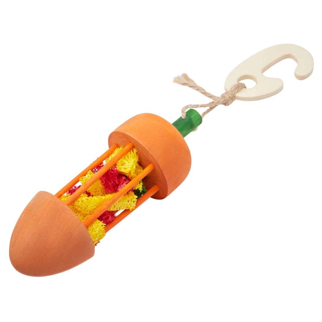 Lexi & Me Small Animal Wooden Chew Carousel Carrot