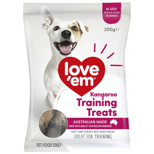 Love 'Em Kangaroo Dog Training Treats