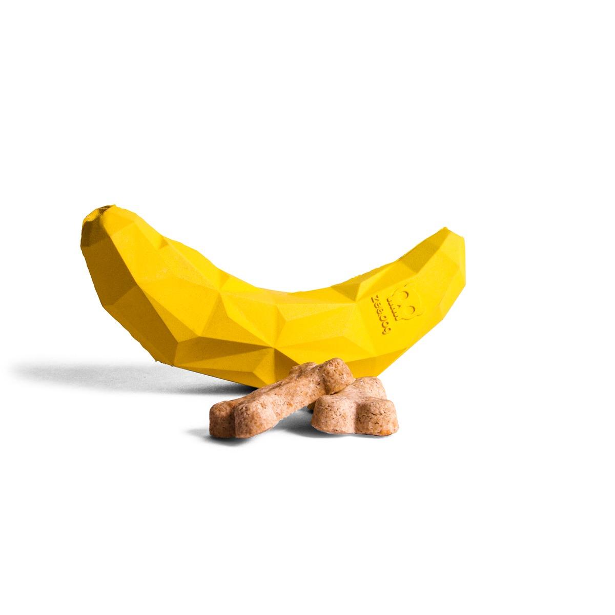 Zee.Dog Banana Treat Dispensing Dog Toy