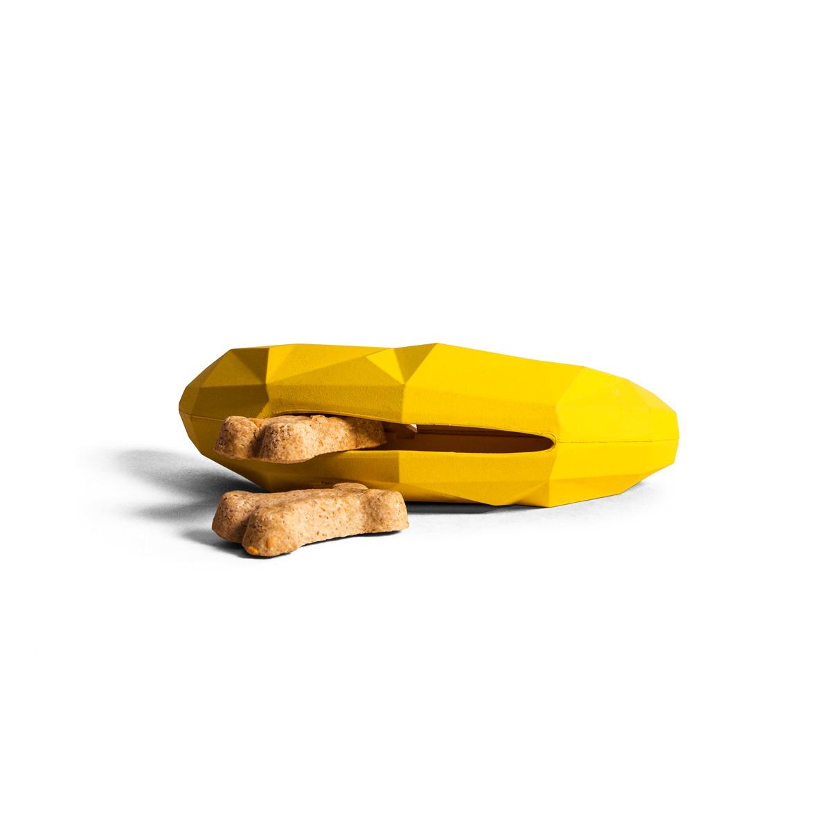 Zee.Dog Banana Treat Dispensing Dog Toy