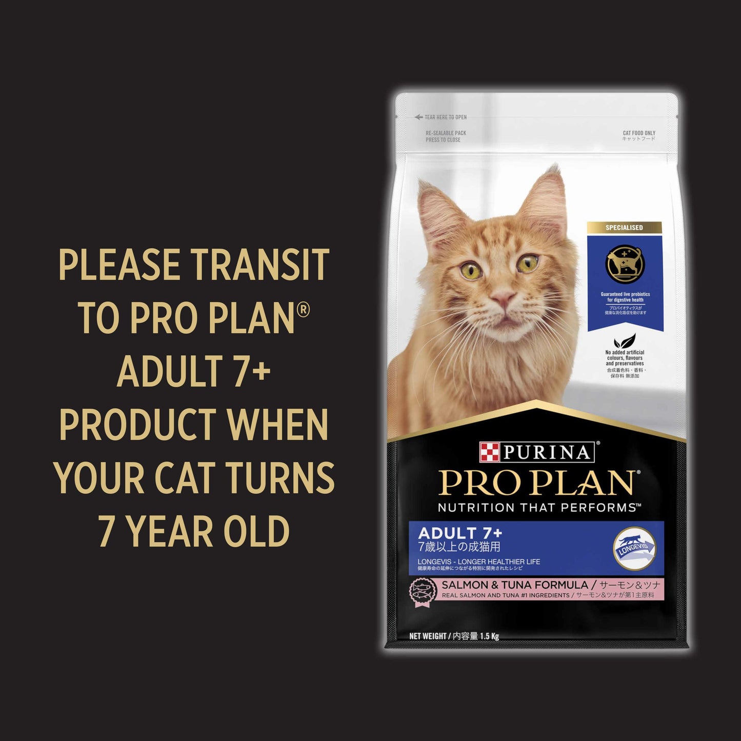 PRO PLAN Adult Salmon Formula Dry Cat Food