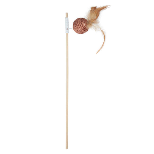 Lexi & Me Rattan Ball Teaser Stick