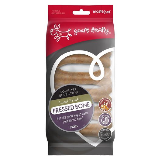 Yours Droolly Sweet Potato Pressbone Dog Treat