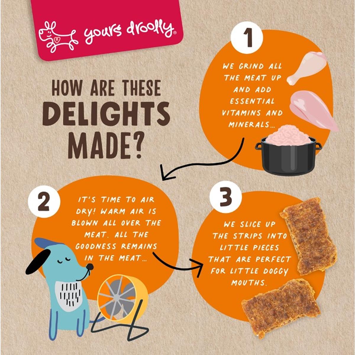 Yours Droolly Kiwi Grown Chicken & Kumara Dog Treats