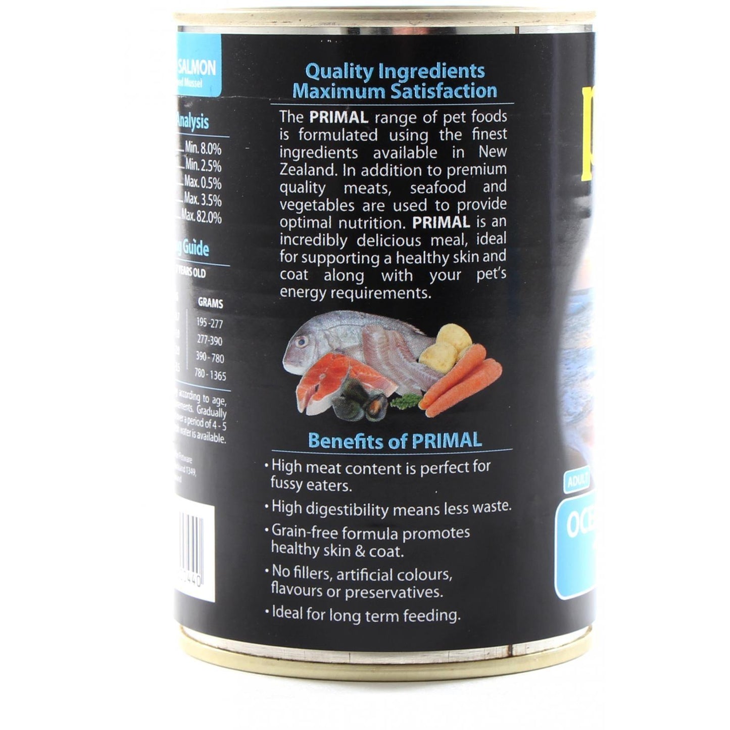 Primal Dog Ocean Fish & Salmon Wet Dog Food