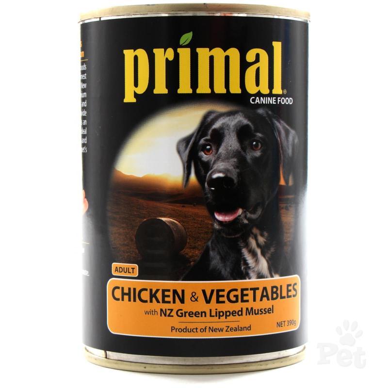 Primal Dog Chicken & Vegetables Wet Dog Food