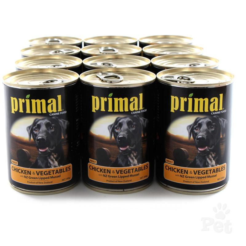 Primal Dog Chicken & Vegetables Wet Dog Food