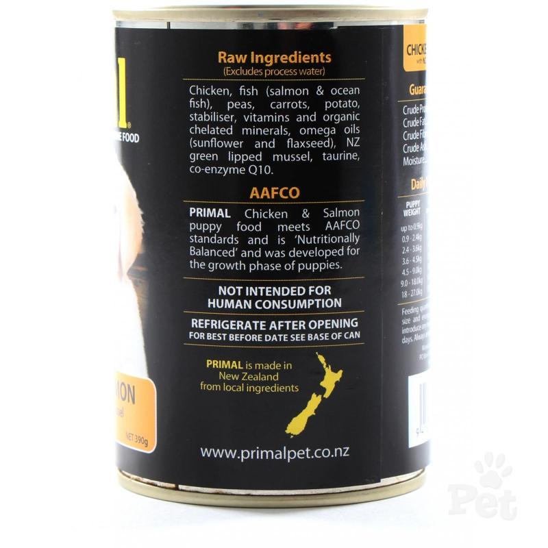 Primal Chicken Salmon & Vegetables Puppy Wet Dog Food