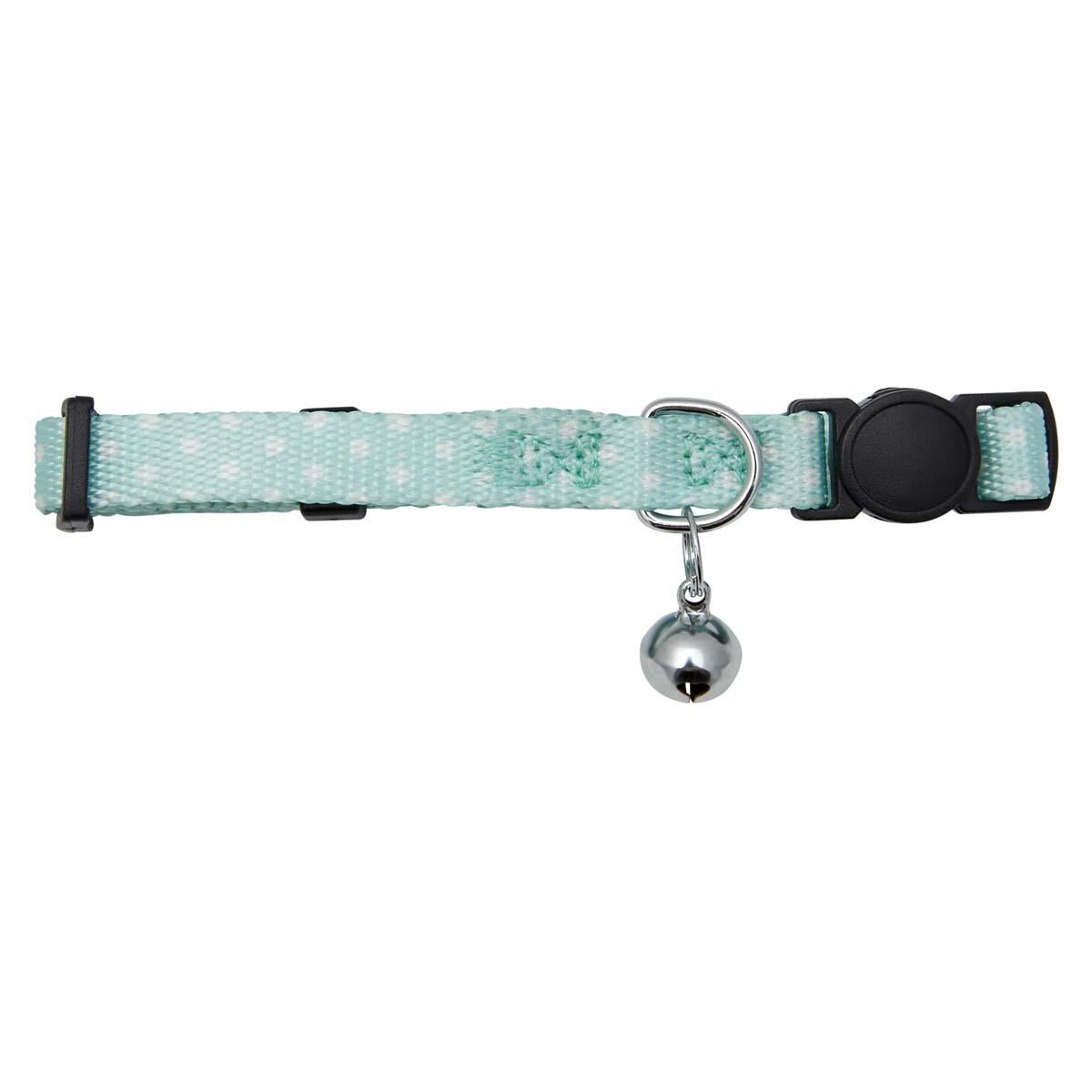 Lexi & Me Mint Polka Dot Cat Collar