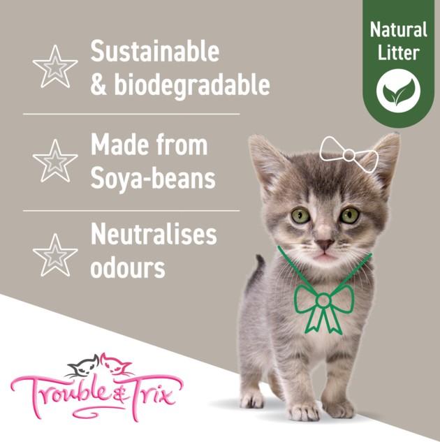 Trouble & Trix Natural Pellet Cat Litter