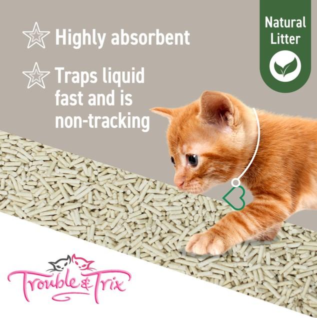 Trouble & Trix Natural Pellet Cat Litter