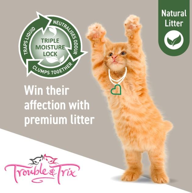 Trouble & Trix Natural Pellet Cat Litter