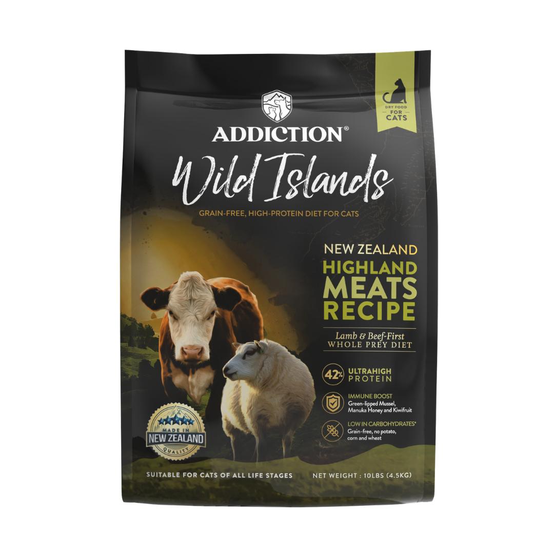Addiction Wild Islands Highland Meats High Protein Dry Cat Food