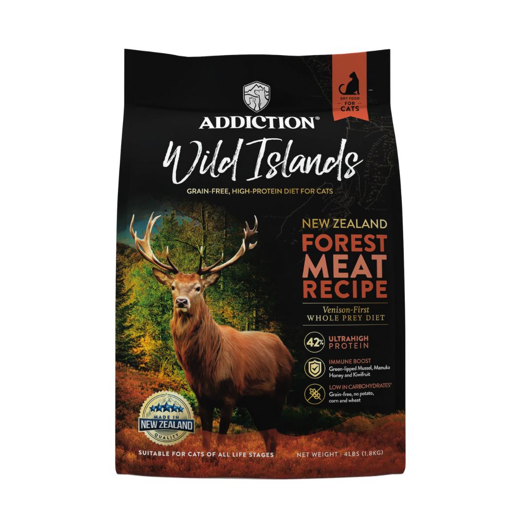 Addiction Wild Islands Forest Meat Venison Dry Cat Food