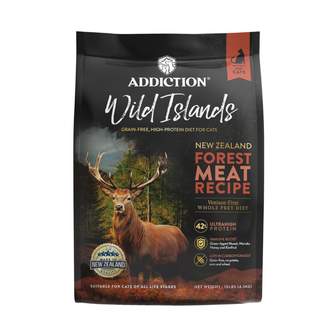 Addiction Wild Islands Forest Meat Venison Dry Cat Food