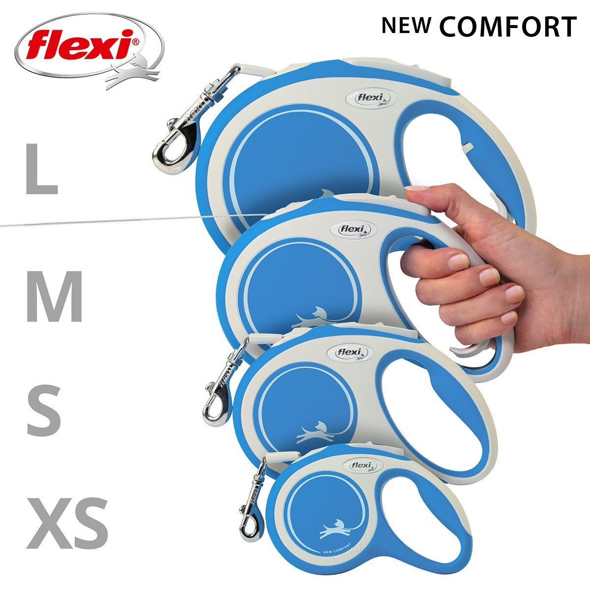 Flexi Dog Comfort Tape Retractable Leash 3M