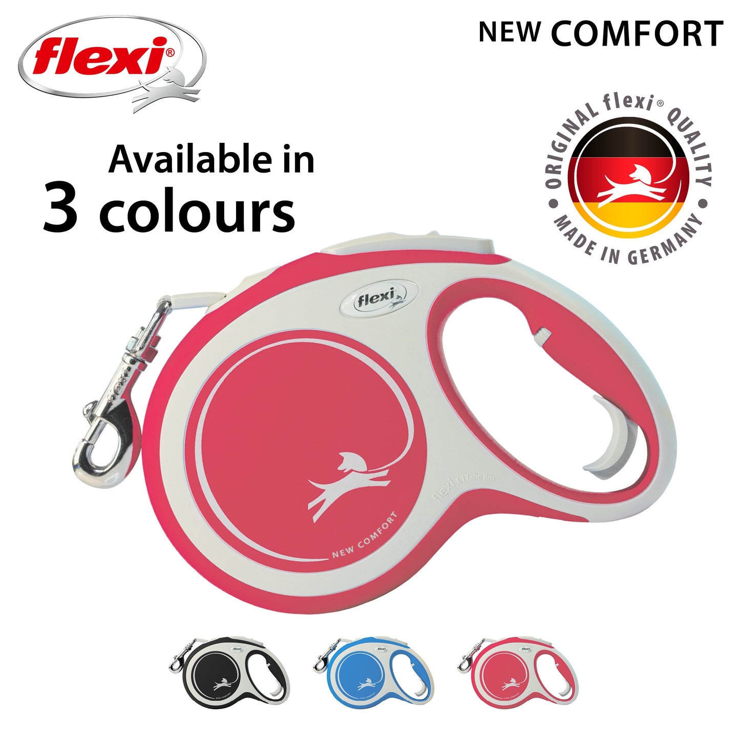 Flexi Dog Comfort Tape Retractable Leash 5M