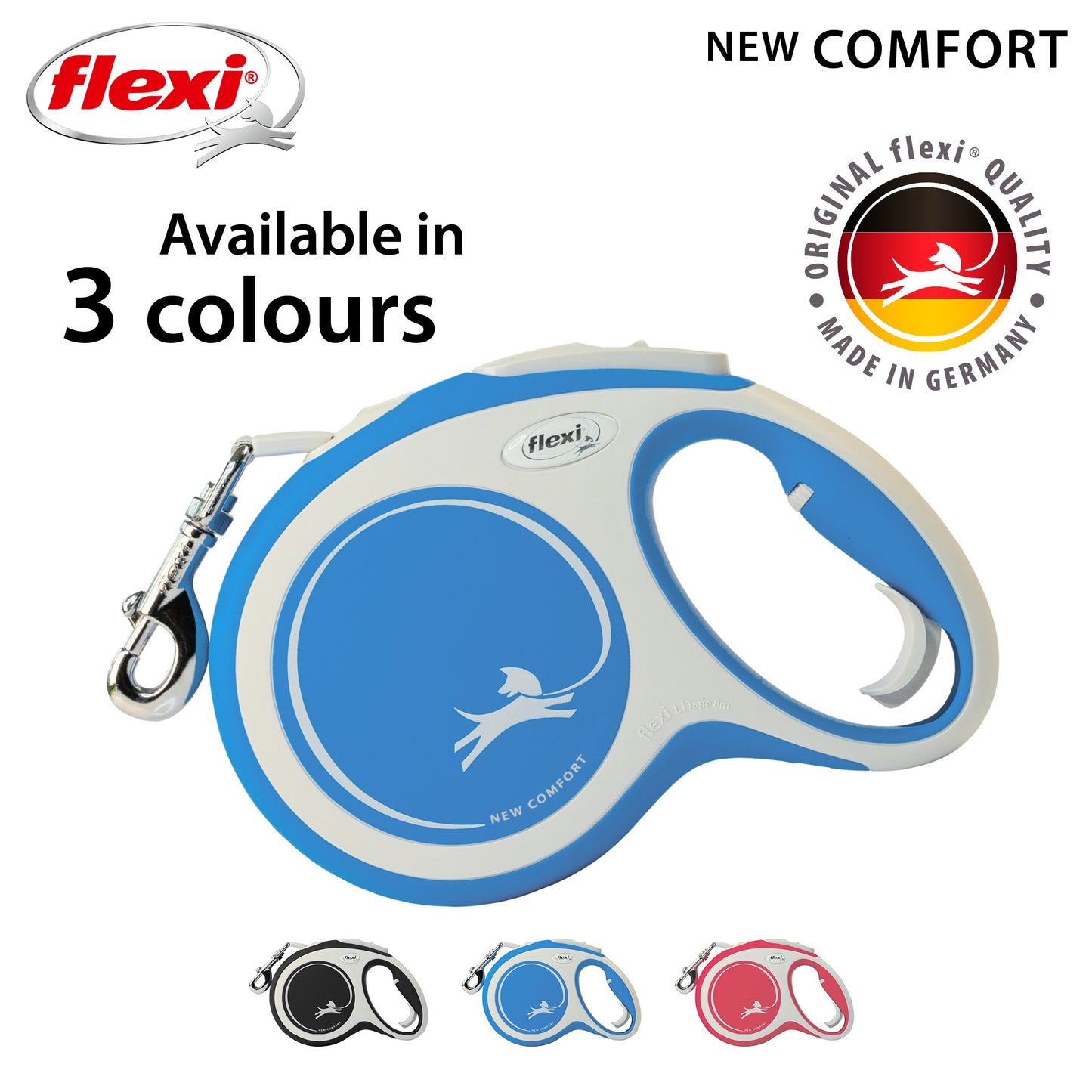 Flexi Dog Comfort Tape Retractable Leash 5M