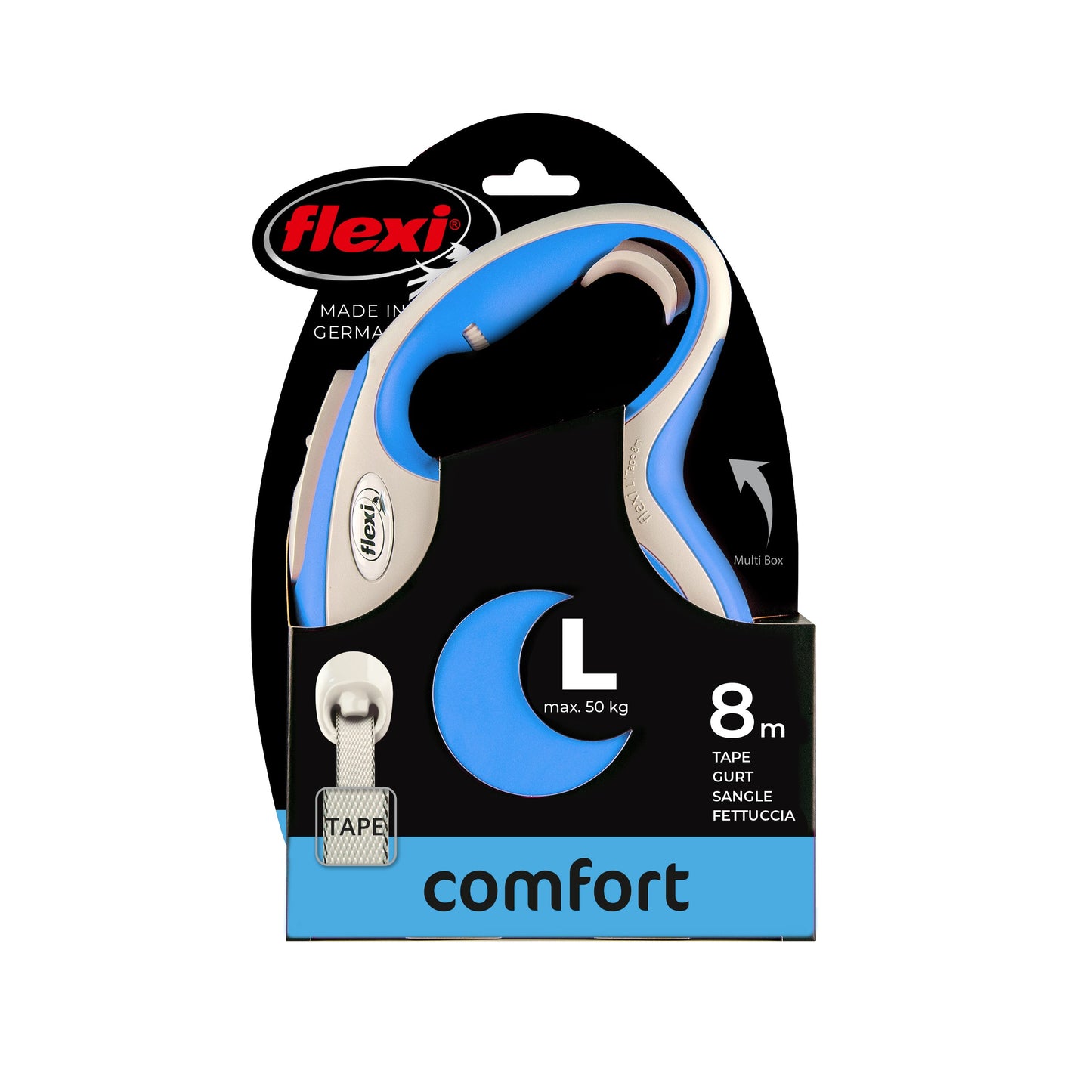 Flexi Dog Comfort TAPE Retractable Leash 8M