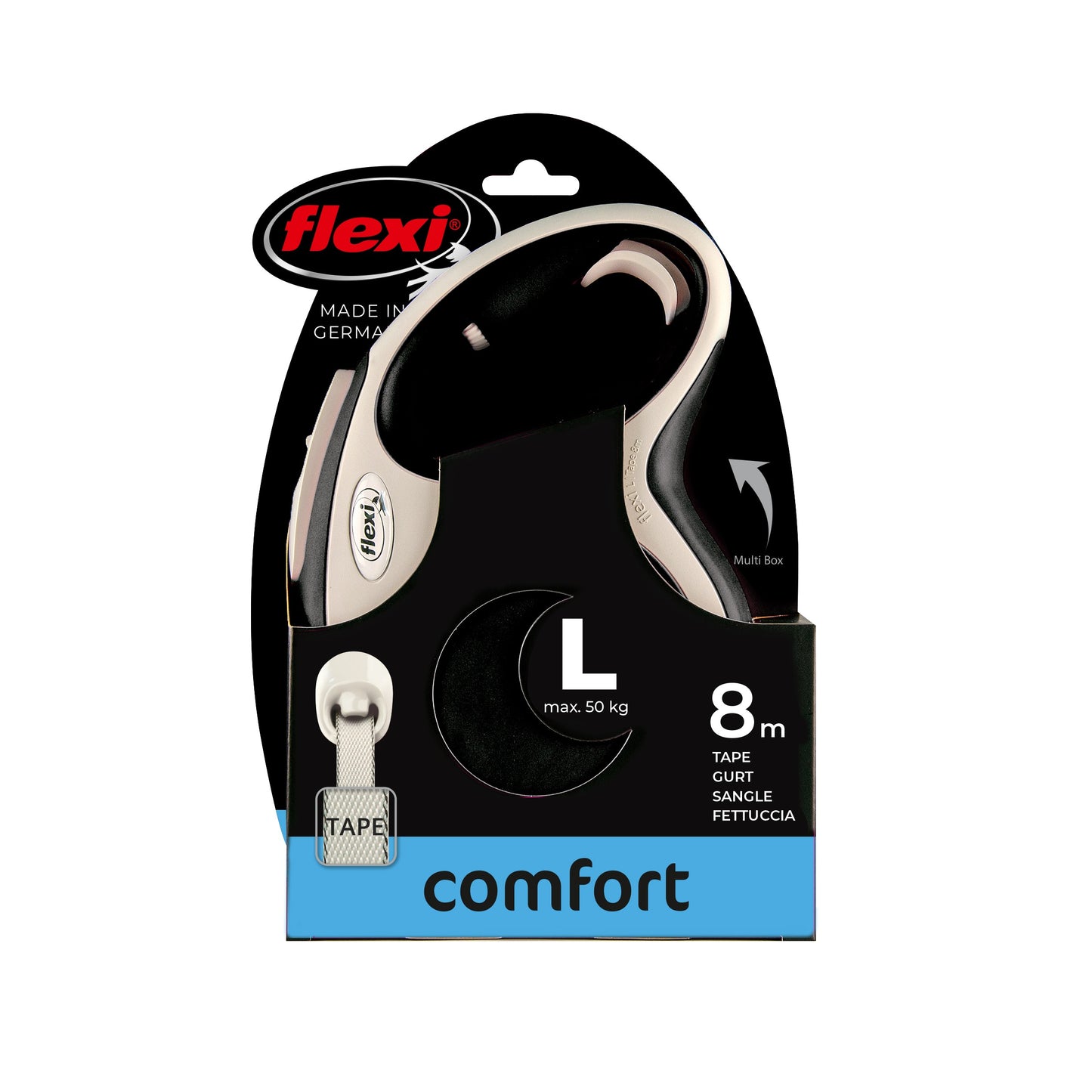 Flexi Dog Comfort TAPE Retractable Leash 8M