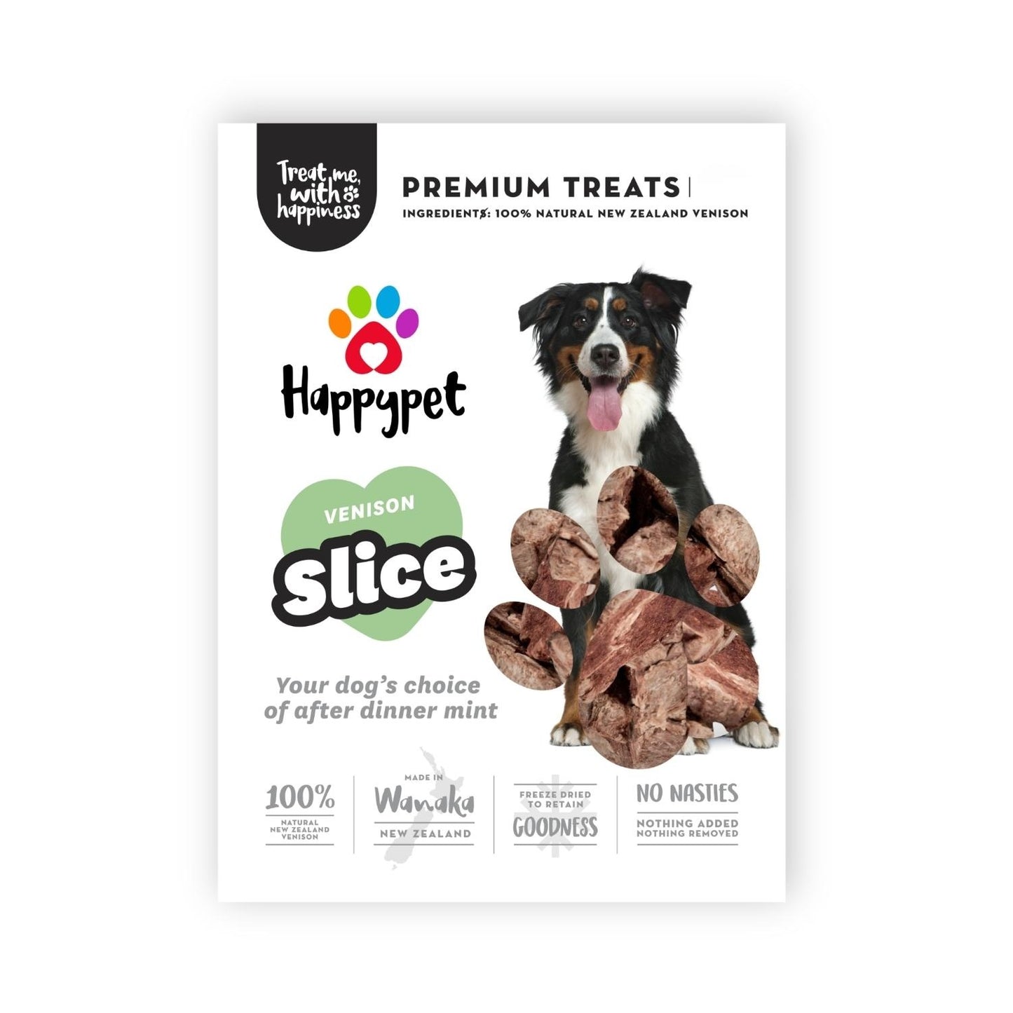 HappyPet Venison Neck Slice Dog Treats