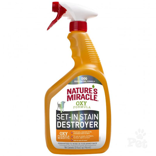 Nature's Miracle Oxy Set-In Stain Destroyer for Dogs